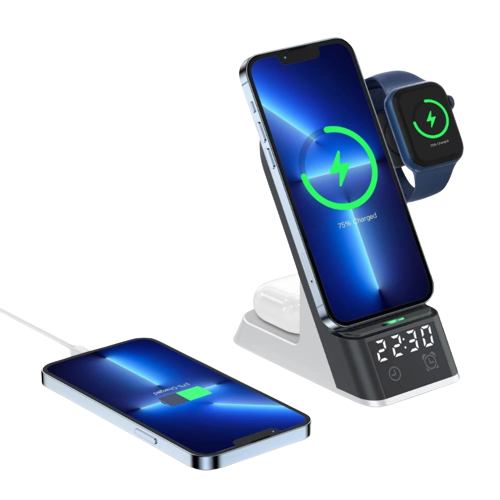 Green Lion 6 in 1 Wireless Charger 15W Material ABS + PC Universa Green Lion 6 in 1 Wireless Charger 15W Material ABS + PC Universa